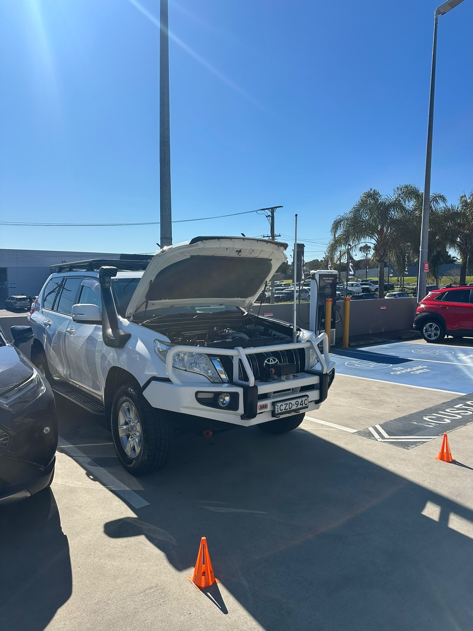 Mobile pre purchase car inspection in Sydney — Elite Car Inspection · Toyota Parado 2015 · Blacktown