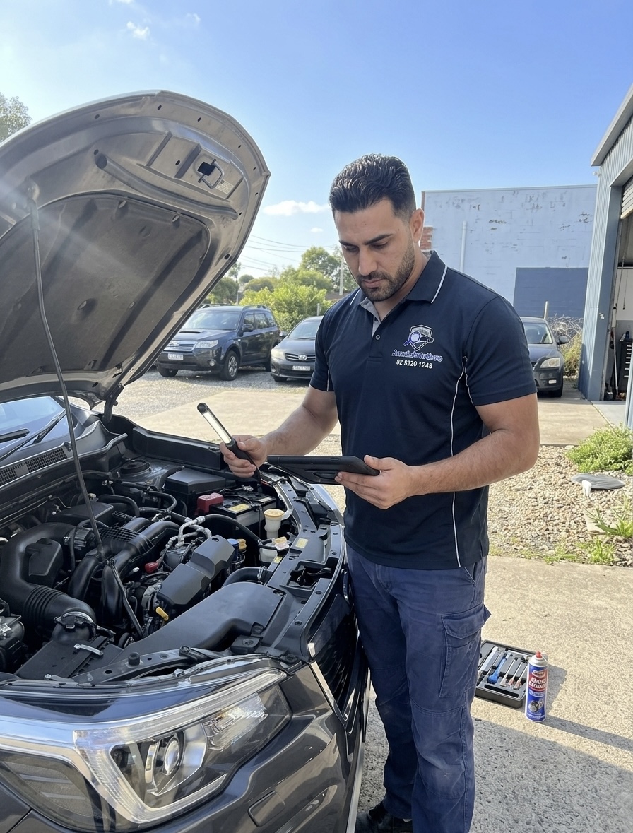 Mobile pre purchase car inspection in Sydney — Comprehensive vehicle inspection · 2018 Toyota · Bankstown